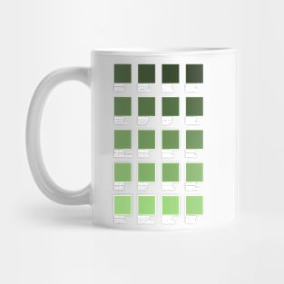 Green Shades - Dark Mug